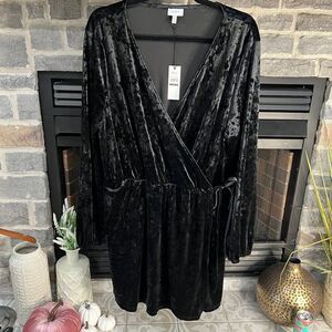 The Get Velour Wrap Dress